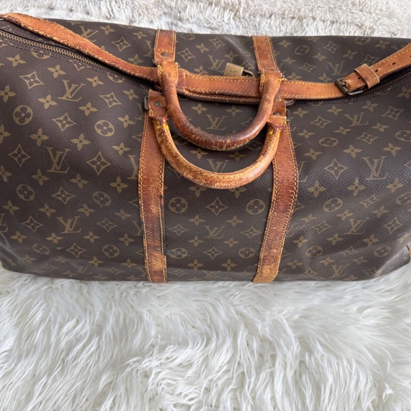 Vintage Louis Vuitton weekender Bandoulière 55 Keepall shoulder bag - Picture 2 of 6
